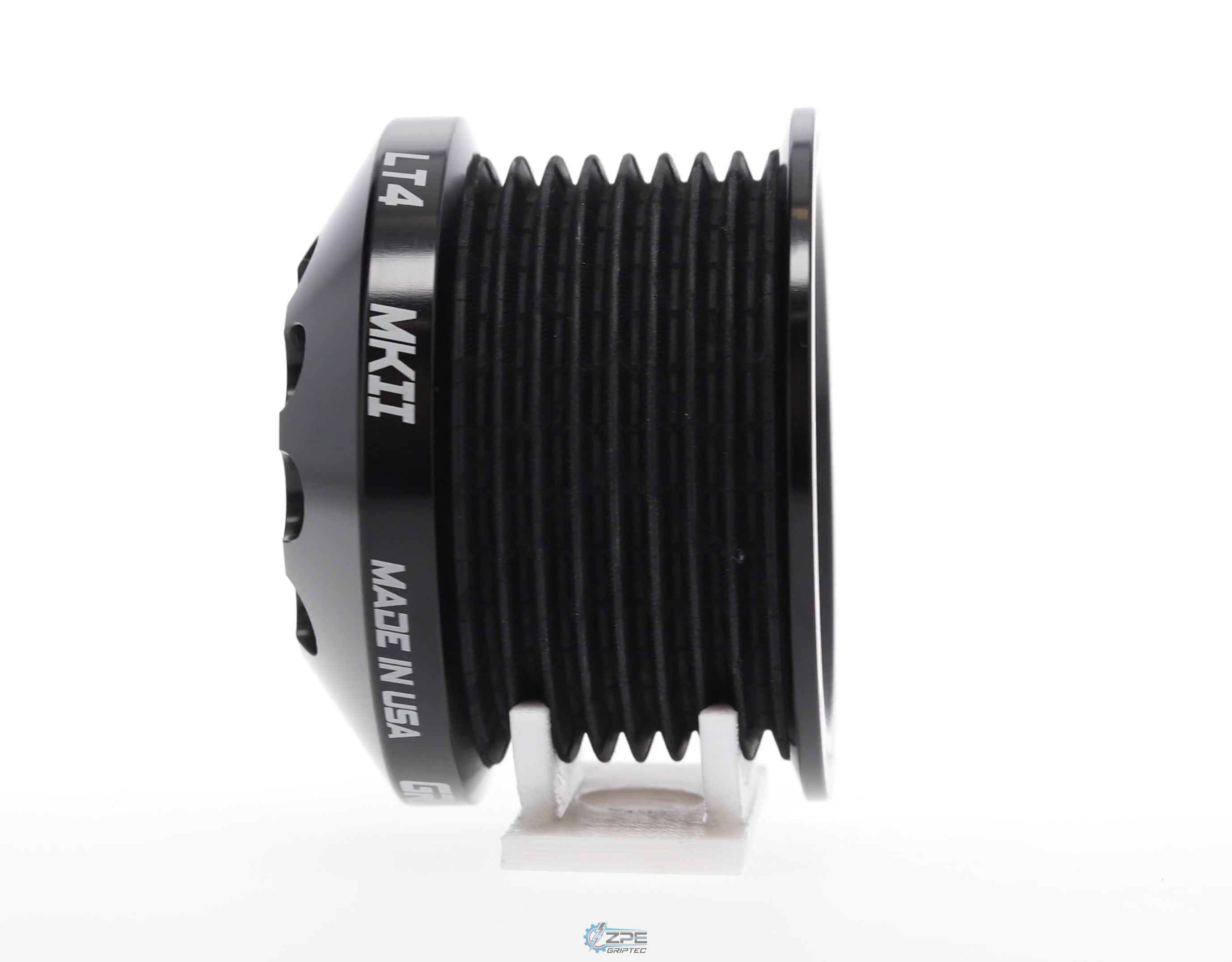 2.35" 8 Rib ZPE GripTec® 2pc MKII LT4 L3V Black Pulley Only